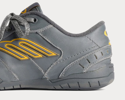Men' Balenciaga Hamptons Worn-out Trainers Grey Yellow Low Sneaker