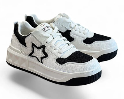 Men's Valentino Garavani VL7N Black And White Sneakers
