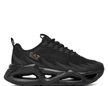 Men's EA7 Infinity Venom Black & Gold Sneakers
