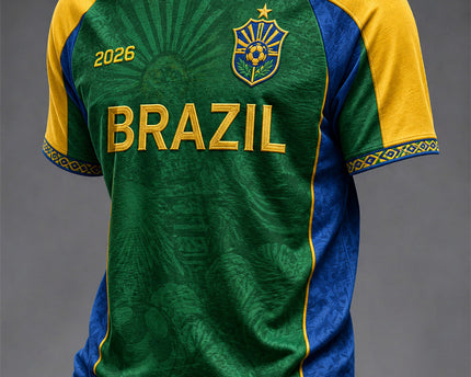 Brazil FIFA World Cup 2026 T-Shirt Brazil Football Team WC Merch Gift For Fans