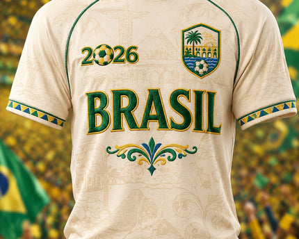 Brazil FIFA World Cup 2026 T-Shirt Brazil Soccer National Team WC Merch Football Themed Gifts