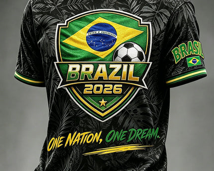 Brazil FIFA World Cup 2026 T-Shirt Game Day Merch Best Gifts For Football Fans