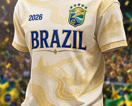 Brazil FIFA World Cup 2026 T-Shirt Game Day Merch Unique Football Gifts For Men