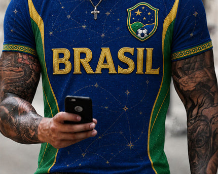 Brazil FIFA World Cup 2026 T-Shirt WC Brazil National Team Merch Soccer Fan Apparel Gifts
