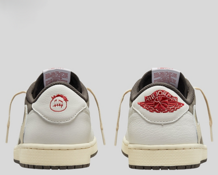 Men's Travis Scott x Air Jordan 1 Retro Low ‘ Reverse Mocha' Shoes