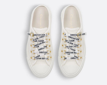 Men's Dior Walk’n’Dior Platform White Sneakers