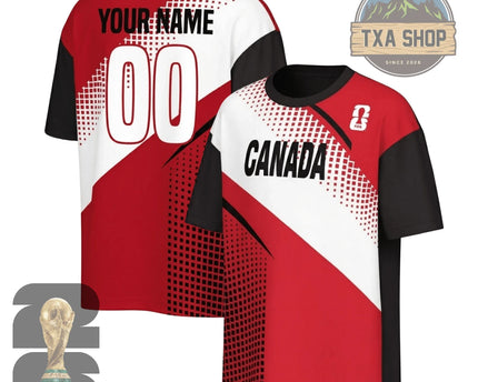 Canada National Soccer Team FIFA World Cup 2026 Custom Soccer Jersey
