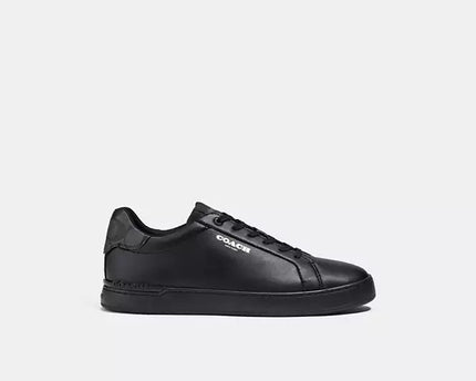 Men's Clip Low Top Black Sneakers