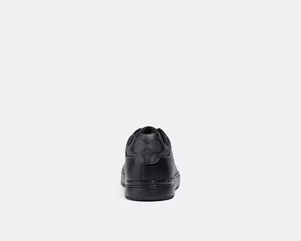 Men's Clip Low Top Black Sneakers