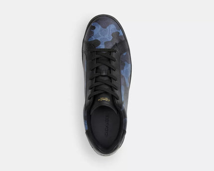Men's COACH High Line Blue Camo Sneakers