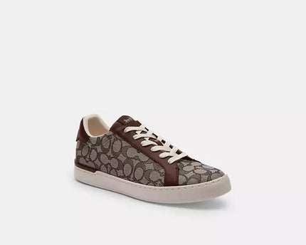 Men's Coach Clip Low-Top Skateboard Maple Sneakers