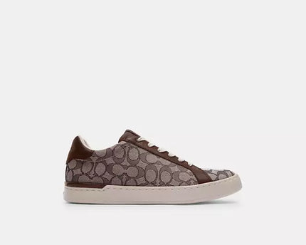 Men's Coach Clip Low-Top Skateboard Maple Sneakers