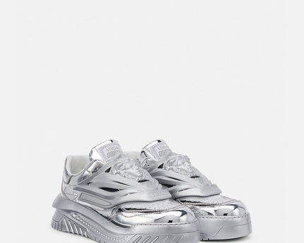 Men's Versace Odissea Trainers Silver Sneakers