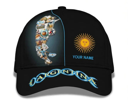 Custom Argentina FIFA World Cup 2026 Hat Argentina 2026 World Cup Baseball Cap Soccer Merch - TradiViet