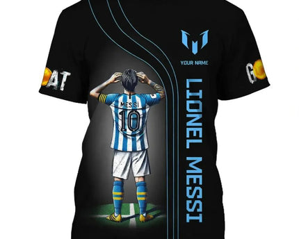 Custom Argentina FIFA World Cup 2026 T-Shirt Argentina Lionel Messi 10 Shirt Gift For M10 Fan