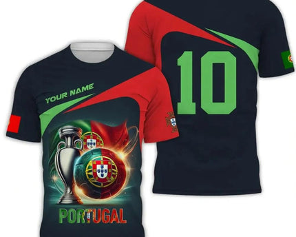 Custom Portugal 2026 FIFA World Cup T-Shirt World Cup Portugal 2026 Apparel Football Merch