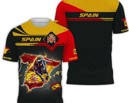 Custom Spain FIFA World Cup 2026 T-Shirt Spain National Team Shirt Soccer Lover Gift Idea