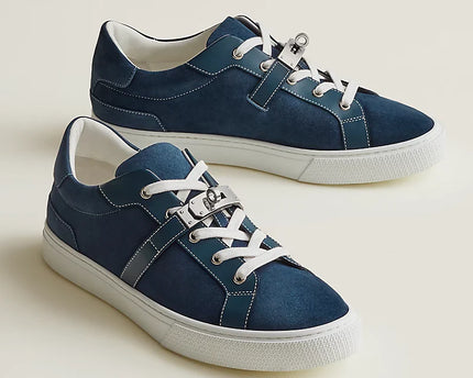 Men's Hermes Day Blue Sneakers