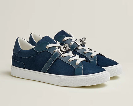 Men's Hermes Day Blue Sneakers