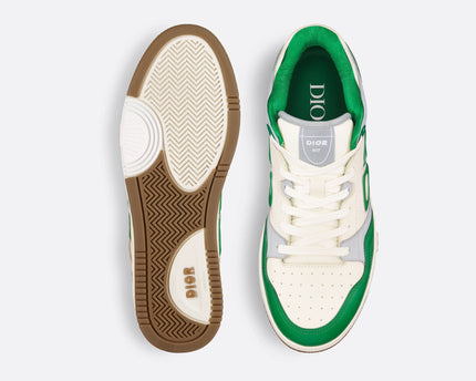 Men's Dior B57 Low-Top Green Sneakers