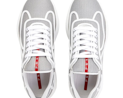 Men's Prada America's Cup Gray Sneakers