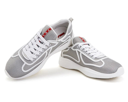 Men's Prada America's Cup Gray Sneakers