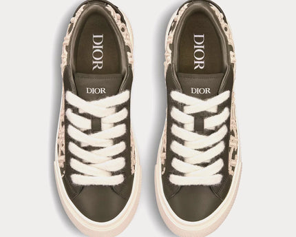 Men's Dior B33 Runner Khaki Sneakers