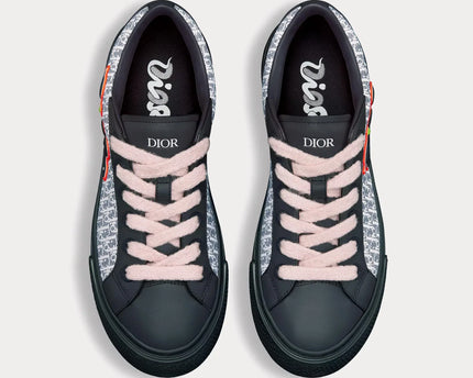 Men's Dior B33 Runner Navy Blue Sneakers