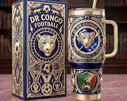 Dr Congo FIFA World Cup 2026 Merch Dr Congo Unity Strength Pride Tumbler