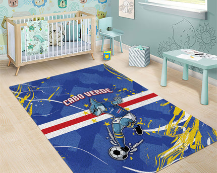 Cape Verde Area Rug Blue Shark National Flag