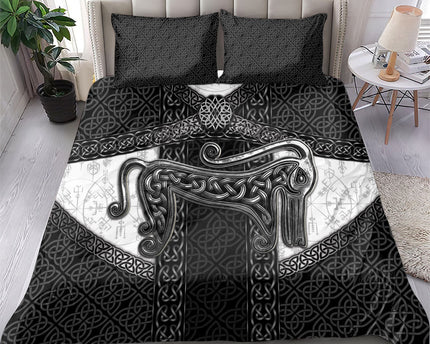 Ancient Scotland Bedding Set Pictish Beast Celtic Knotwork