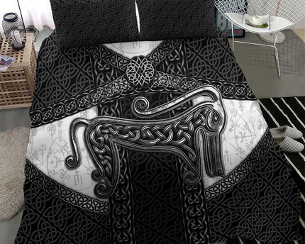 Ancient Scotland Bedding Set Pictish Beast Celtic Knotwork