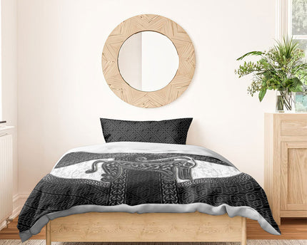 Ancient Scotland Bedding Set Pictish Beast Celtic Knotwork