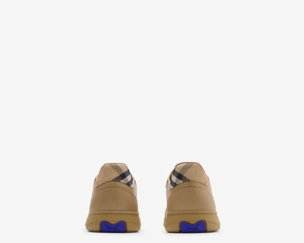 Men’s Burberry Check Terrace Noir Sand Sneakers