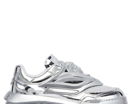 Men's Versace Odissea Trainers Silver Sneakers