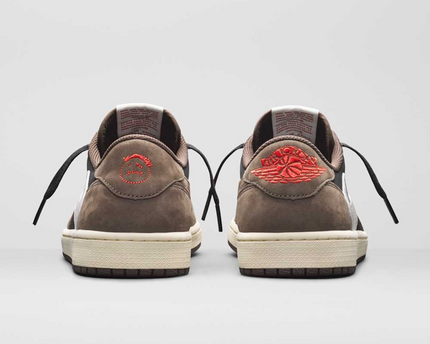 Men's Travis Scott x Air Jordan 1 Retro Low ‘ Mocha' Shoes