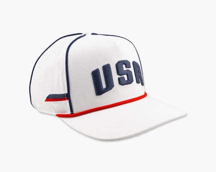 US Soccer White Podium Snapback