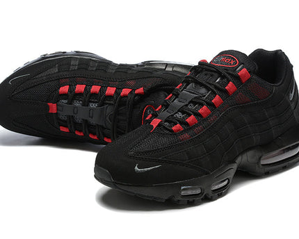Men's Nike Air Max 95 Black Team Crimson Shoes