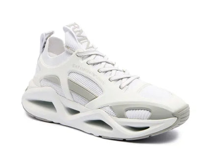 Men's Ea7 Emporio Armani Sneakers With Mesh Panels White Sneakers
