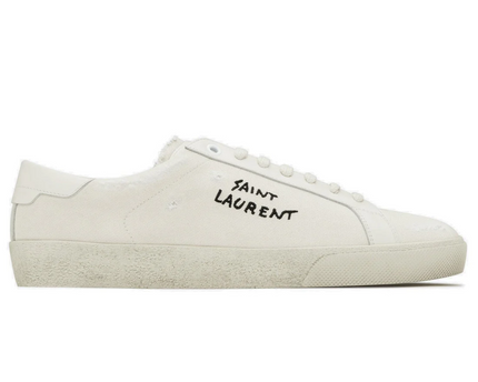 Men's Saint Laurent Court Classic SL06 White Sneakers