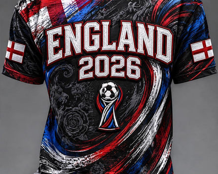  England FIFA World Cup 2026 T-Shirt FIFA WC26 England Team Merch Football Fan Gift Ideas - TradiViet