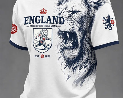  England FIFA World Cup 2026 T-Shirt FIFA WC26 England Team Merch Football Gifts For Men - TradiViet