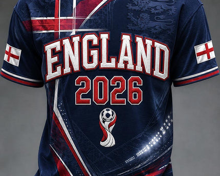  England FIFA World Cup 2026 T-Shirt FIFA WC26 England Team Merch Presents For Football Fans - TradiViet