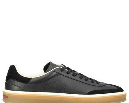 Men's Loro Piana Tennis Walk Black Sneakers