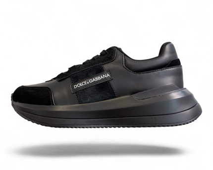 Men's Dolce & Gabbana Low-Top Platform Black Sneakers