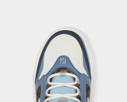 Men's FENDI Sneaker Fendi Force White Light Blue Sneakers