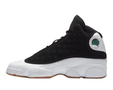 Men's Nike Air Jordan 13 Black White Gum Shoes