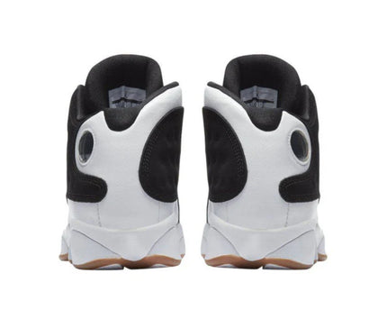 Men's Nike Air Jordan 13 Black White Gum Shoes