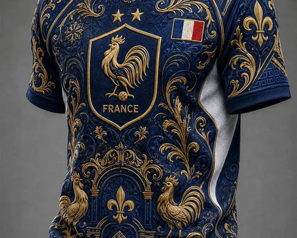 France FIFA World Cup 2026 T-Shirt France National Soccer Team Clothing Soccer Gears