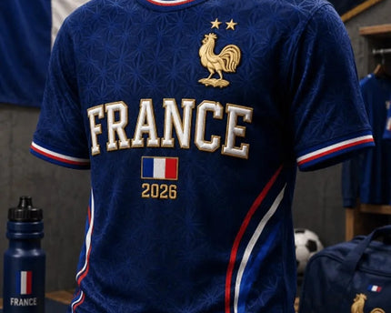 France FIFA World Cup 2026 T-Shirt France World Cup Clothes Soccer Gears For Him